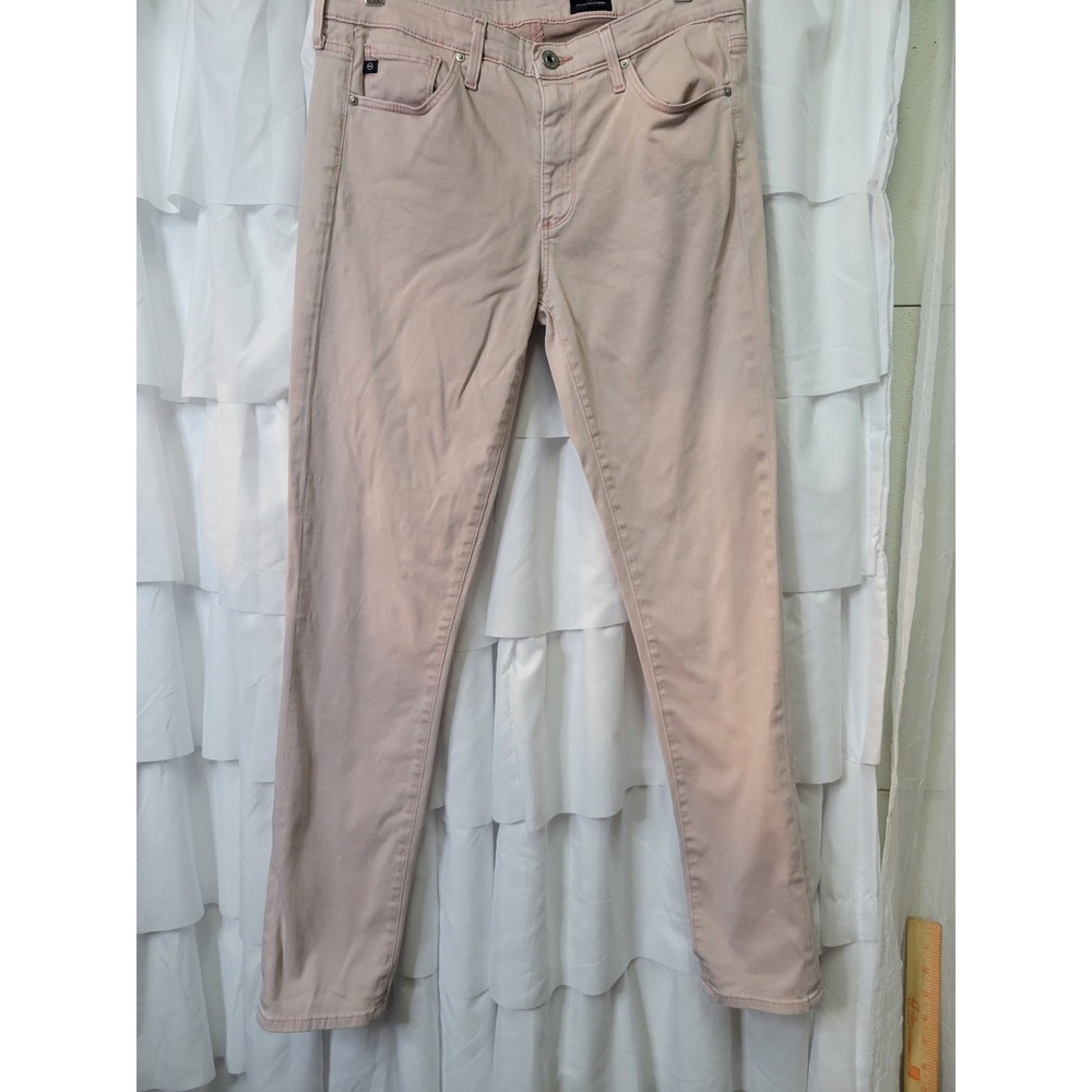 AG Adriano Goldschmied The Stilt Cigarette Jeans Pink Slim Fit 29x30 1811